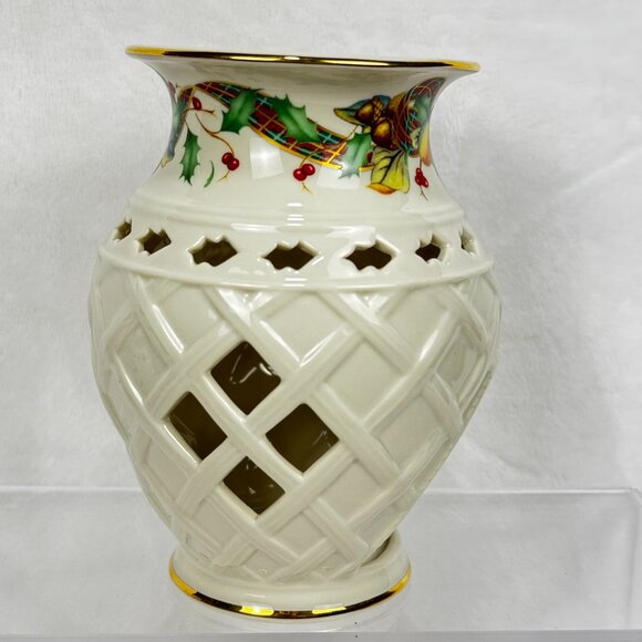 Lenox Dimention Collection Holiday Tartan Fragance Warmer Wax Melt - Picture 6 of 11